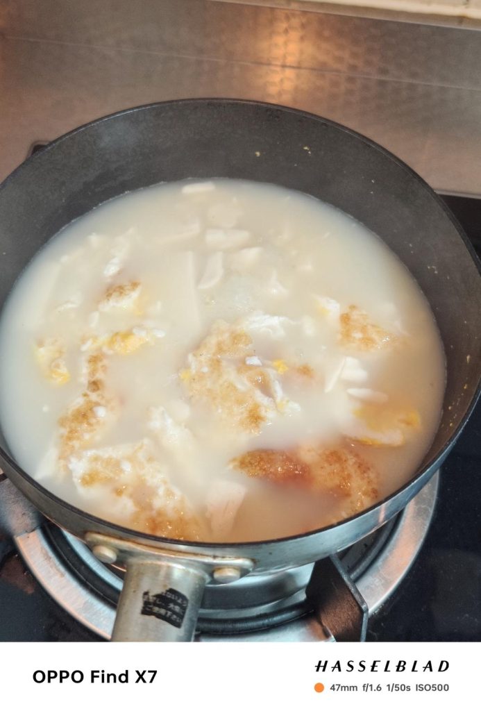 Create the Milky Broth
