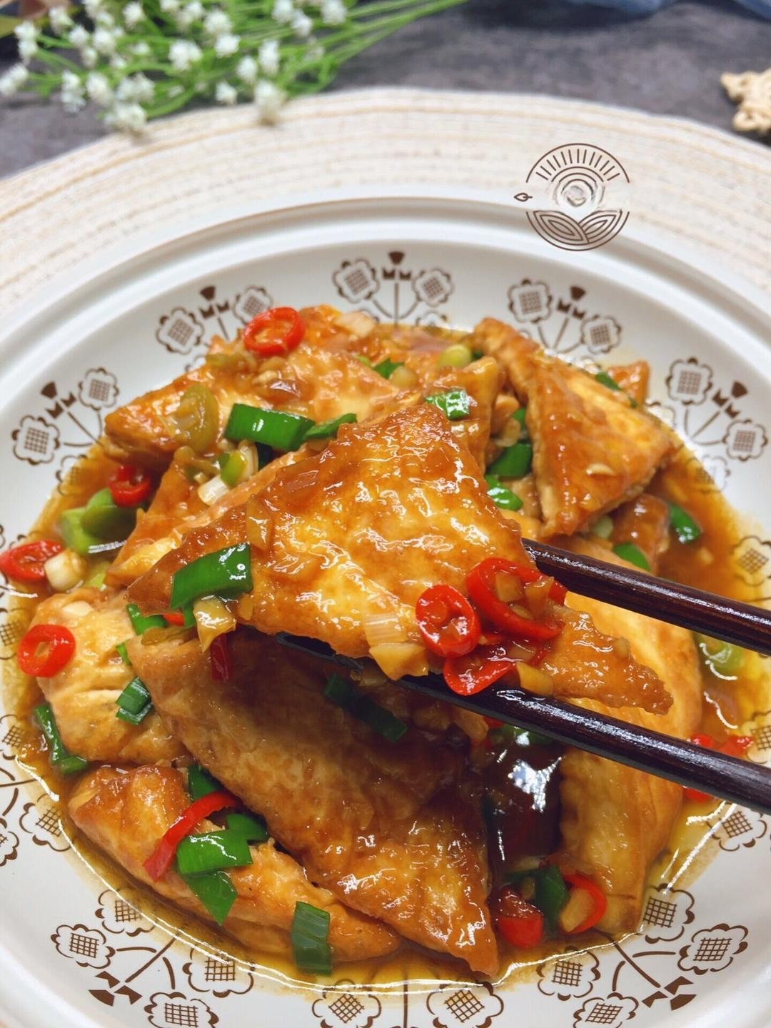 Braised Pan-Fried Tofu