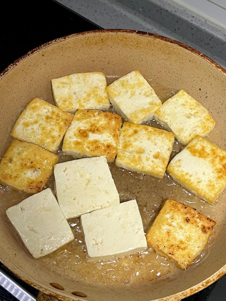 Pan-Fry the Tofu