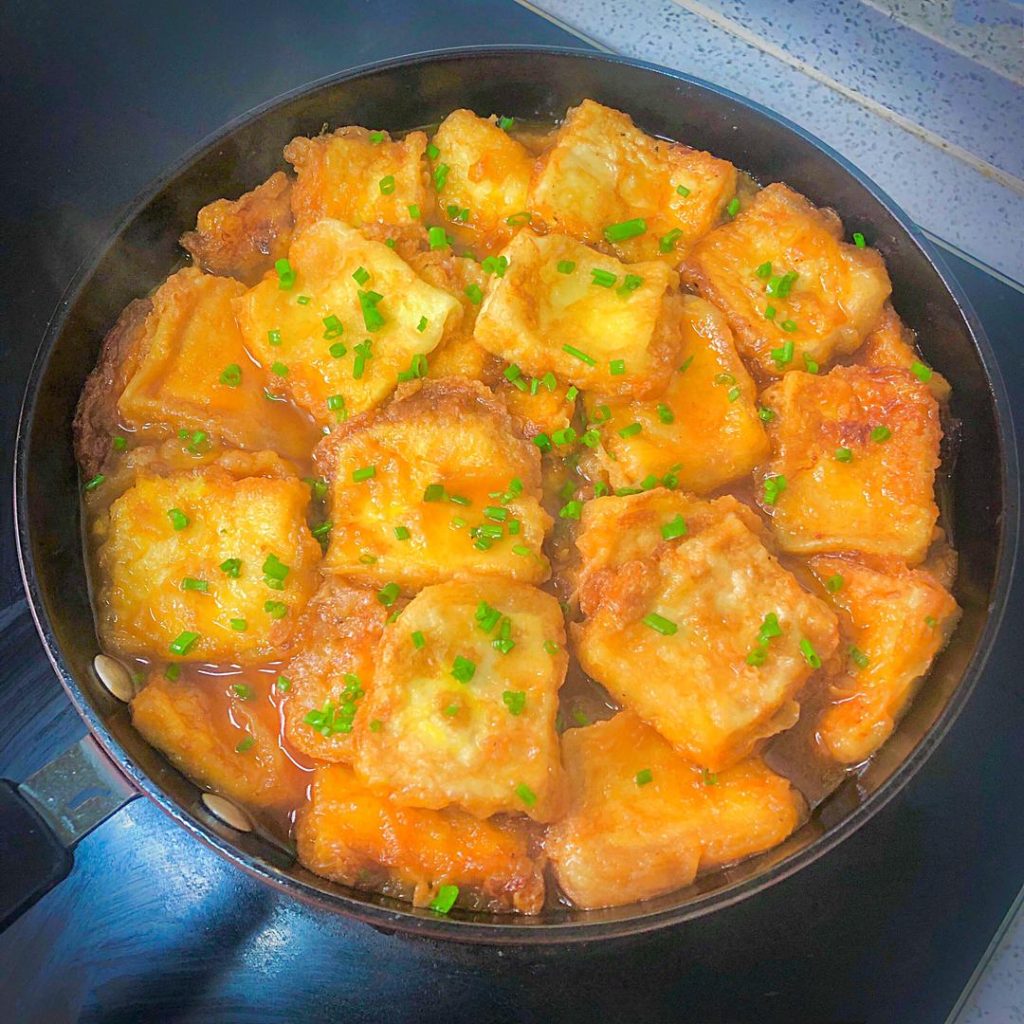 Egg-Wrapped Tofu