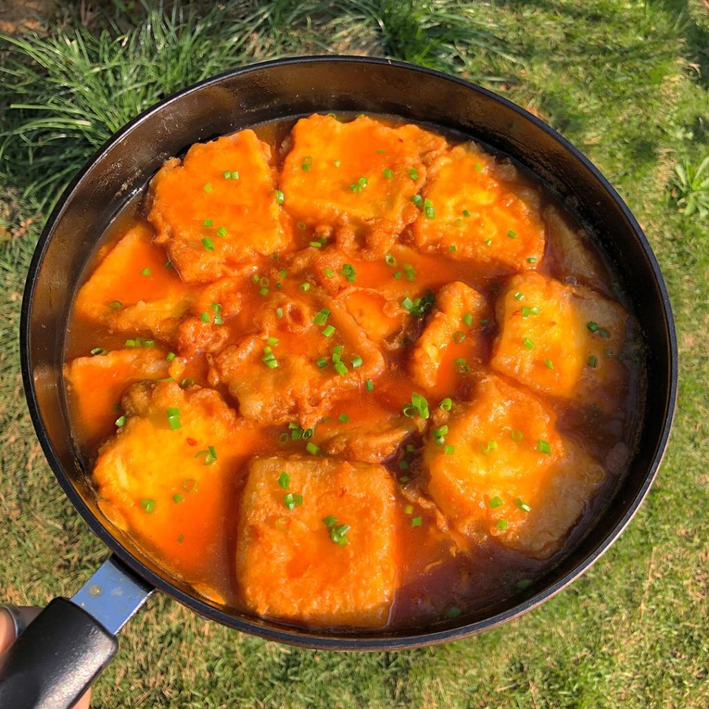 Egg-Wrapped Tofu