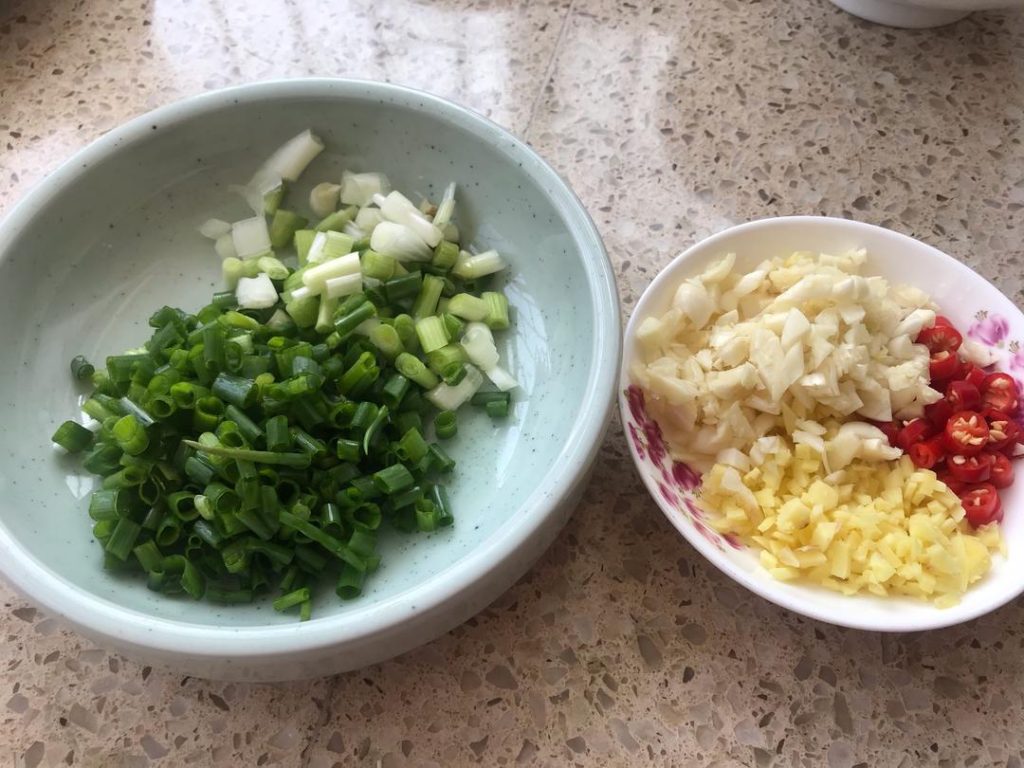 Prepare Aromatics and Sauce