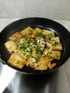 Pan-Fried Oyster Sauce Tofu