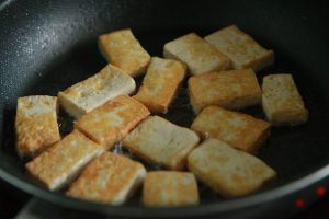 Pan-Fry the Tofu