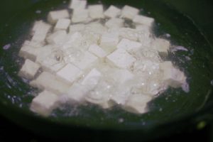 Blanch the Tofu