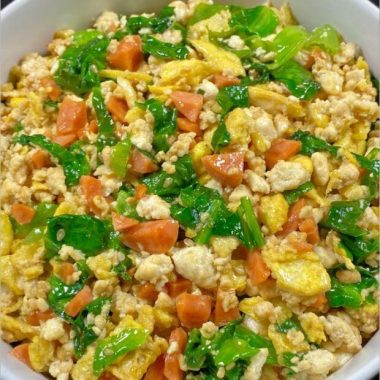 Savory Tofu and Egg Stir-Fry