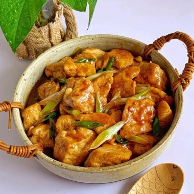Scallion Braised Tofu