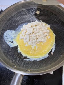Cook the Egg and Tofu Base