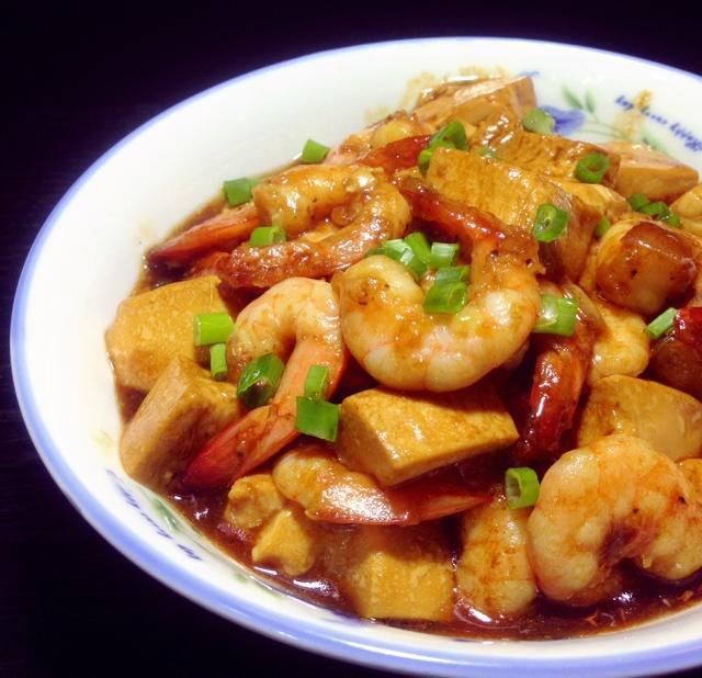 Silky Shrimp and Tofu