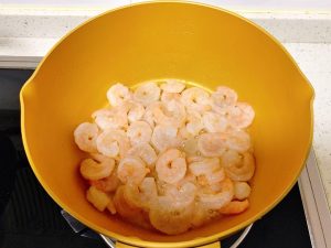 Sear the Shrimp