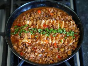 Steamed Mapo Tofu with Eggs