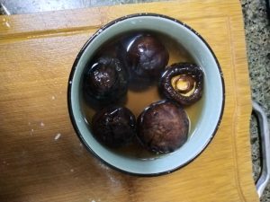 Rehydrate Mushrooms