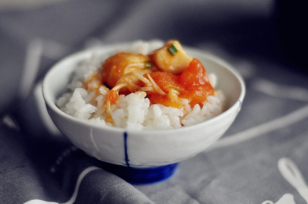 Tomato Fish Stew with Tofu