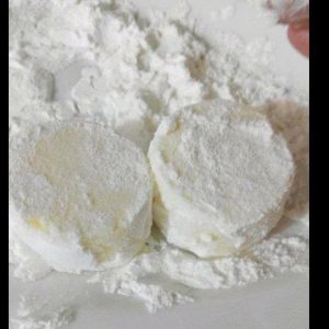 Coat: Gently coat each slice of tofu in cornstarch (potato starch works too). Shake off excess powder.