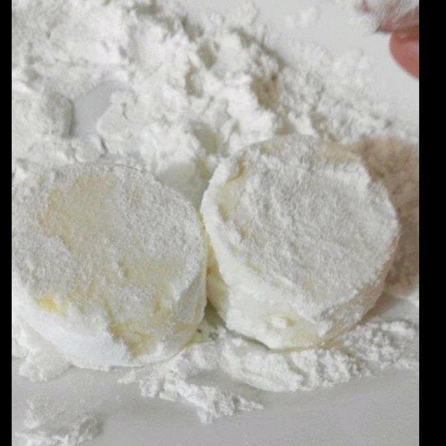 Coat: Gently coat each slice of tofu in cornstarch (potato starch works too). Shake off excess powder.