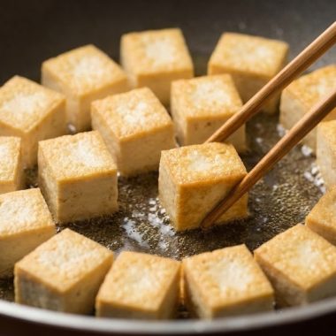 Shallow-Frying for Crispy Cubes