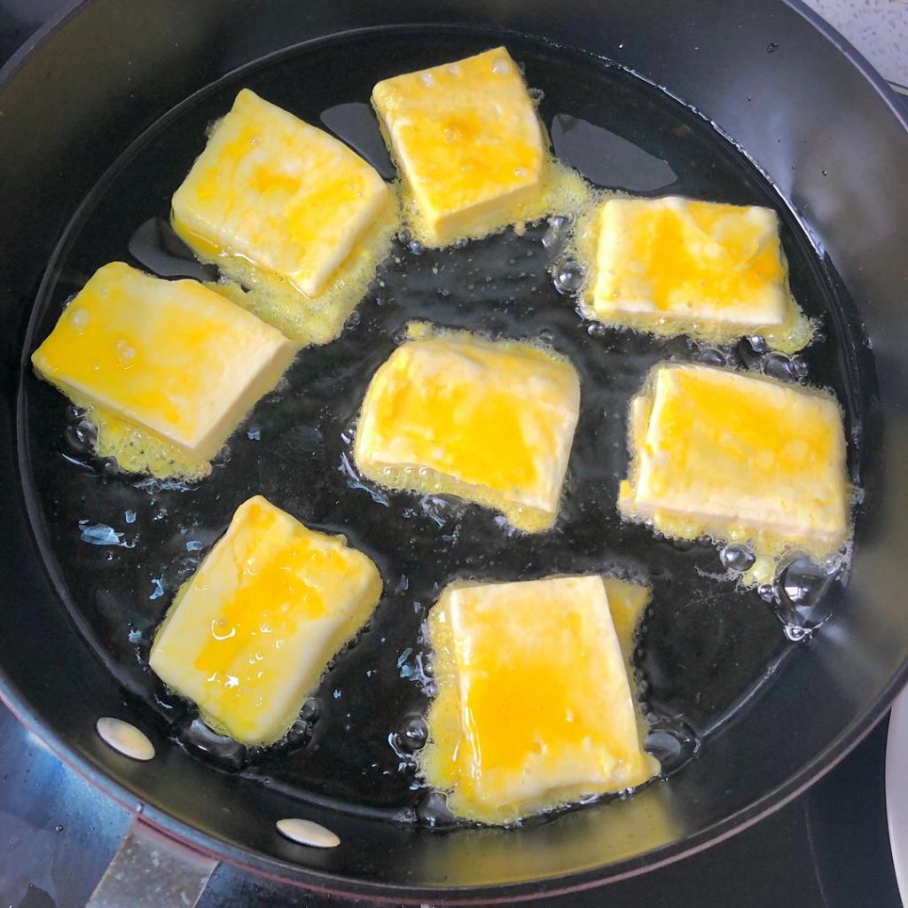 Pan-Fry the Tofu