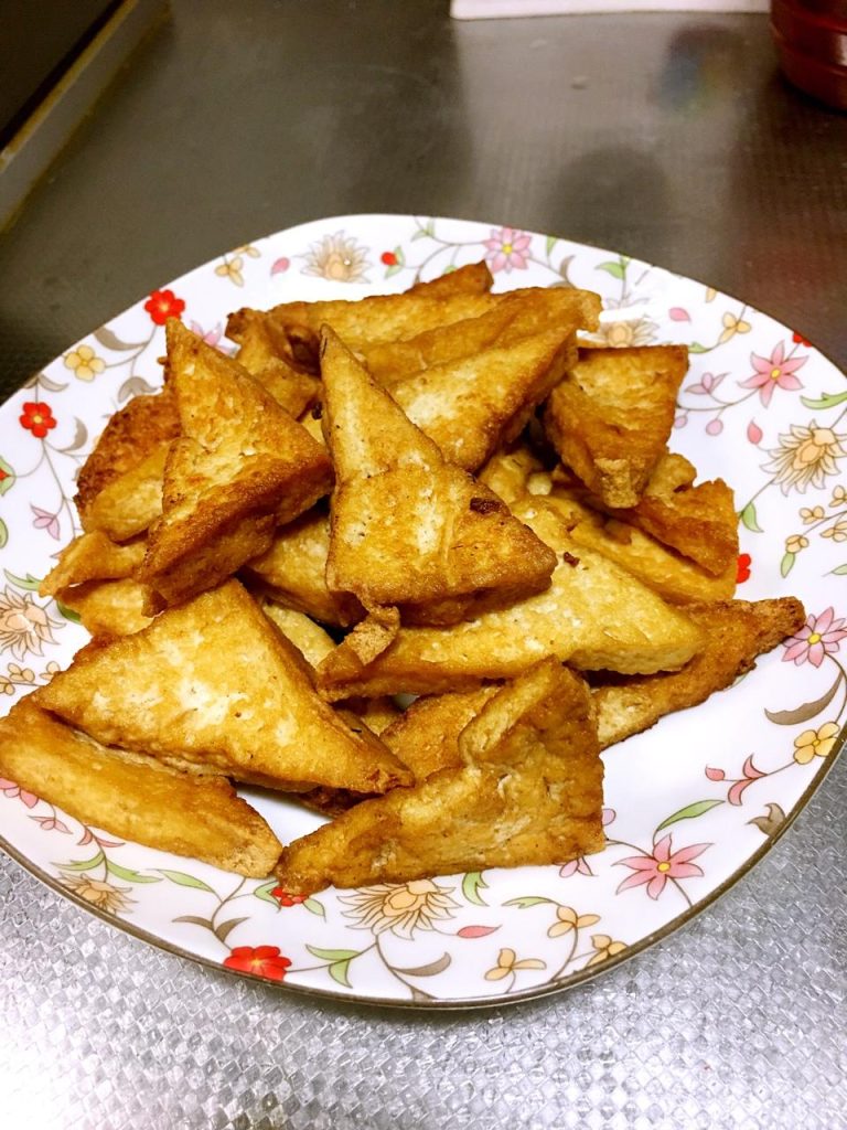 Fry the Tofu (The Crucial Step)