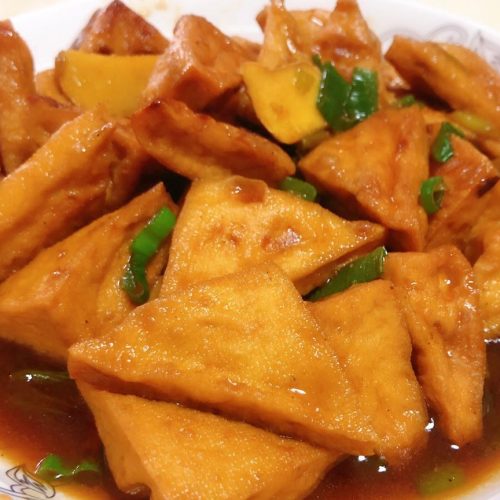 Braised-Sauce Dougan Triangles (焖汁豆腐干): The Reduced Gloss