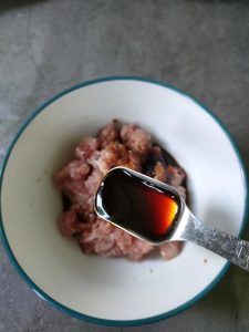 Add a spoon of oyster sauce