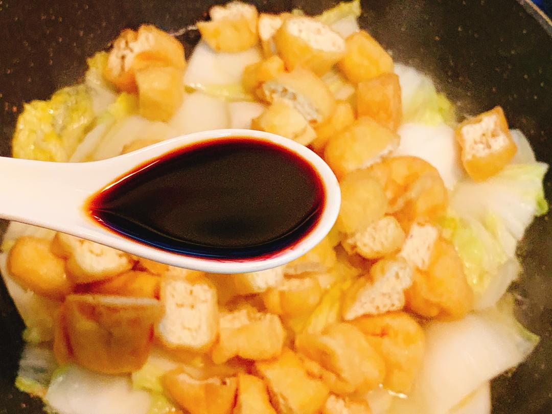 Add a spoon of light soy