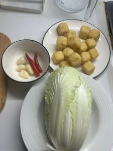 Prep the ingredients