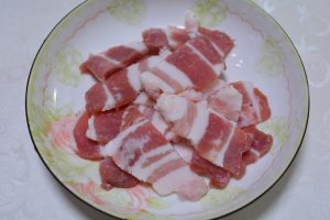 Get a little pork - meat makes the pot taste