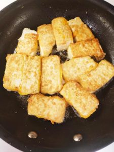 Don't rush the flip - shake the pan gently an