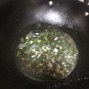 Add water, starch, and soy to the juices with