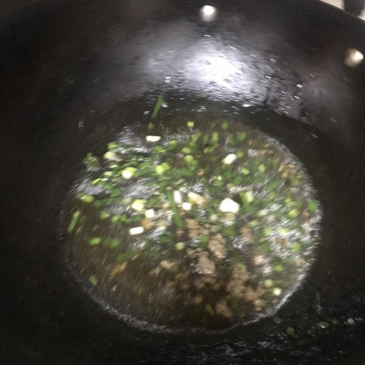 Add water, starch, and soy to the juices with