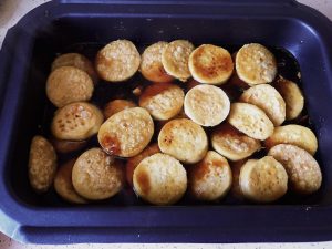 Heat the pan again with cold oil