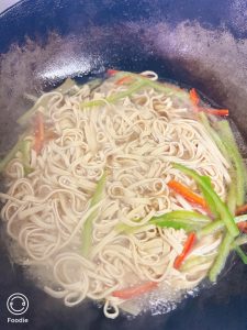 Season with sugar, salt, and chicken powder