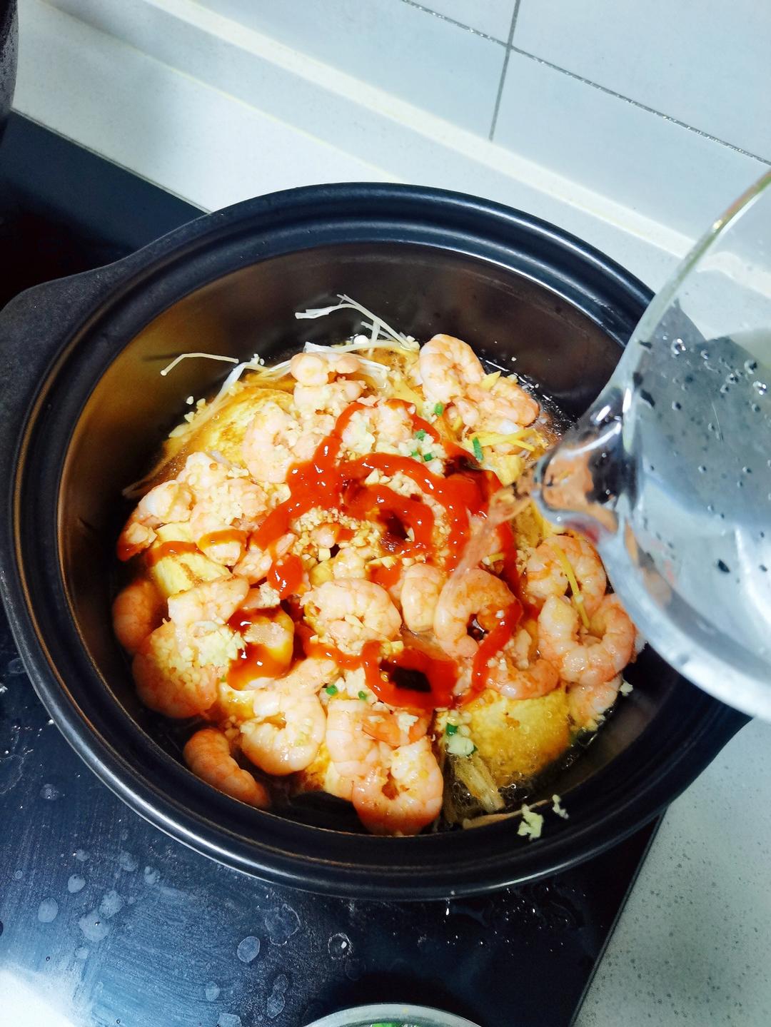 Add water - to half the ingredients, never ov
