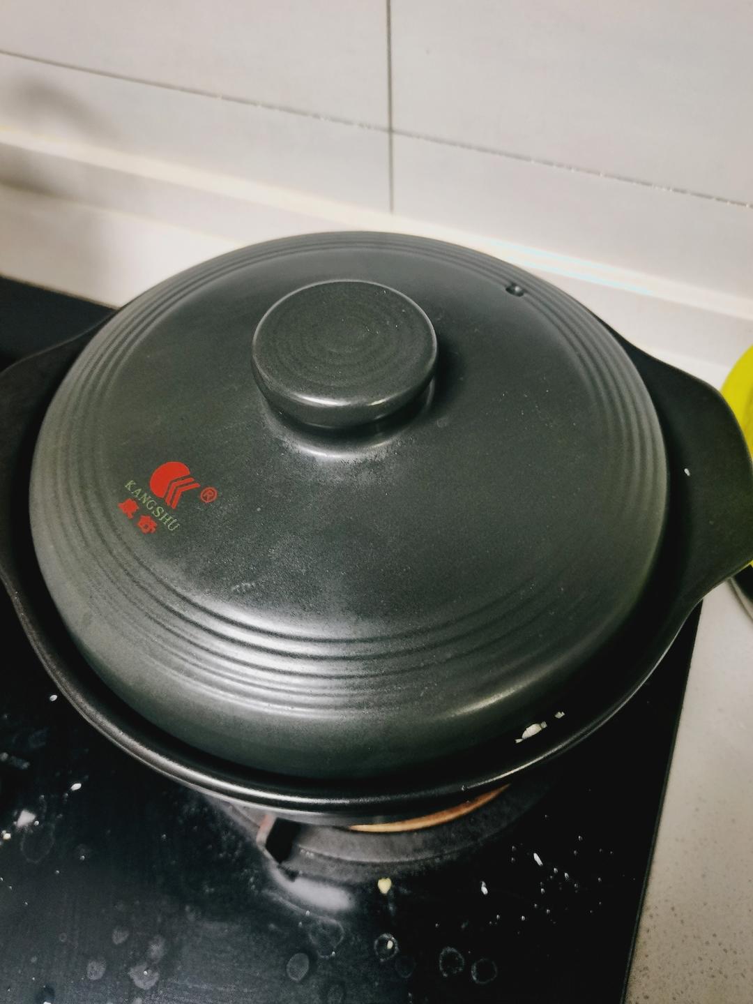 Open the lid - the shrimp have sunk and the t
