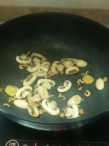 Add the dried shrimp and bloom until fragrant