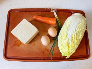 Prep - use similar-sized outer cabbage leaves