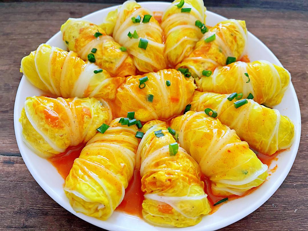Pour the glaze over the rolls and scatter sca