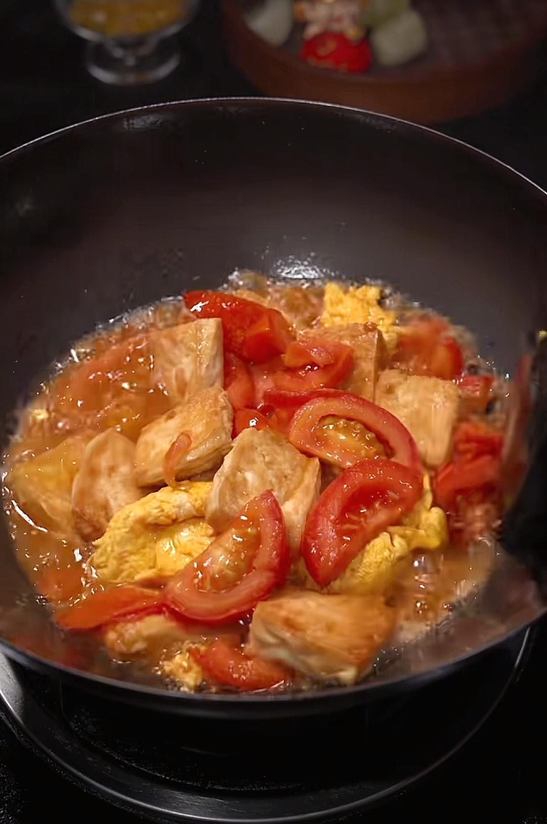 Add a little water and simmer briefly