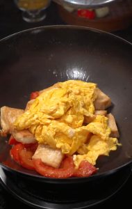 Return the tofu and the egg