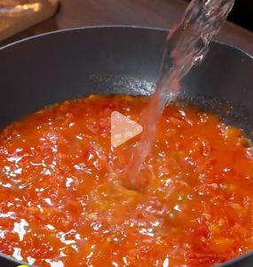 Add water and simmer 3 minutes