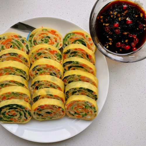 Steamed Veggie Doupi Rolls (豆皮蔬菜卷): The Flour-Bound Spiral